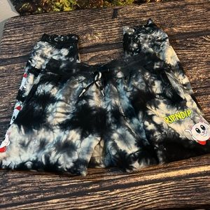 Rip n Dip Kirby Nerm black & White Joggers Medium